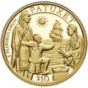 10 Dollars 2020, KM#  739, United States of America (USA), 400th Anniversary of the Mayflower Voyage