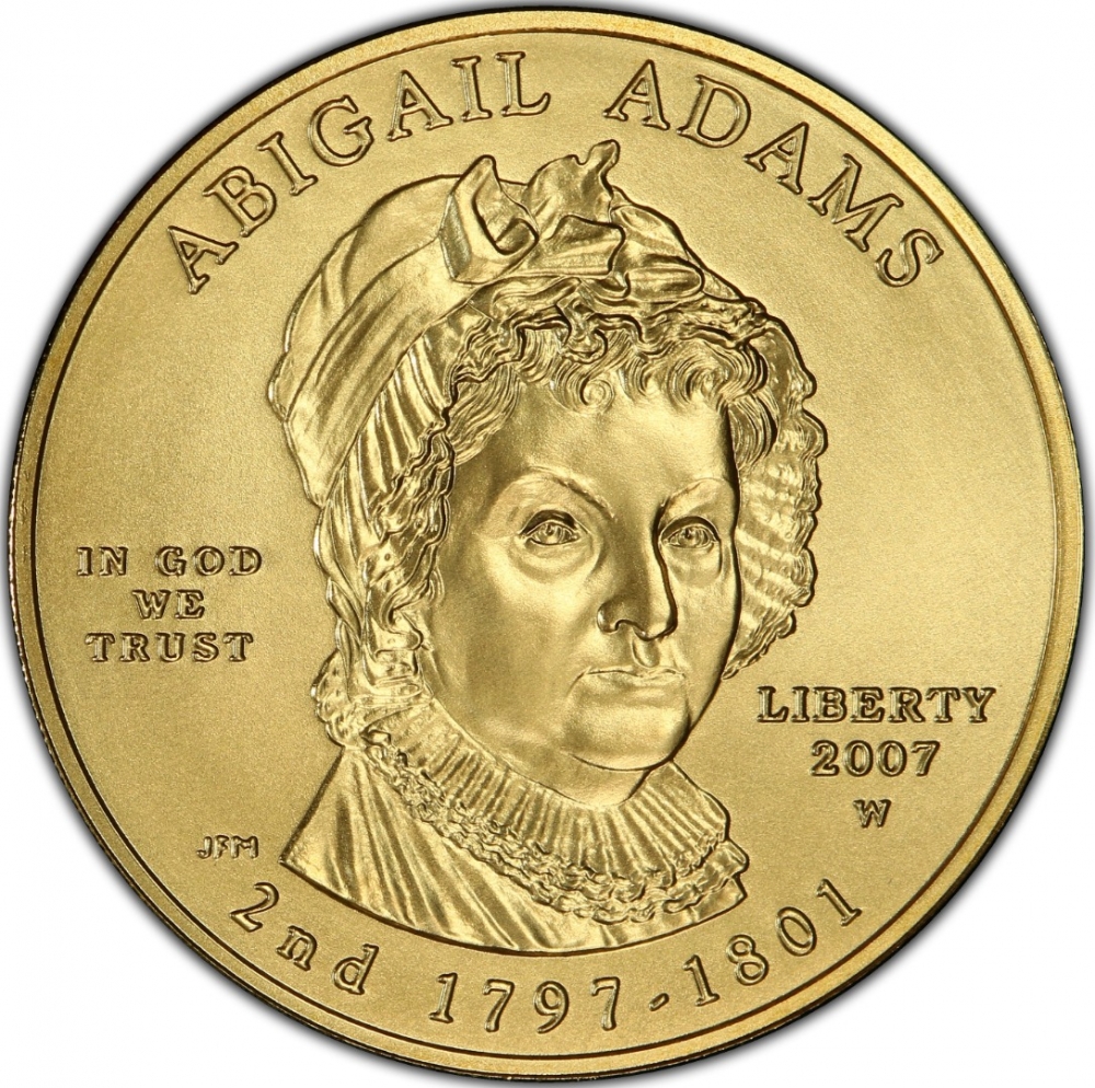 10 Dollars 2007, KM# 408, United States of America (USA), First Spouse Program, Abigail Adams