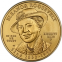 10 Dollars 2014, KM# 596, United States of America (USA), First Spouse Program, Eleanor Roosevelt