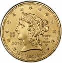 10 Dollars 2010, KM# 483, United States of America (USA), First Spouse Program, James Buchanan's Liberty