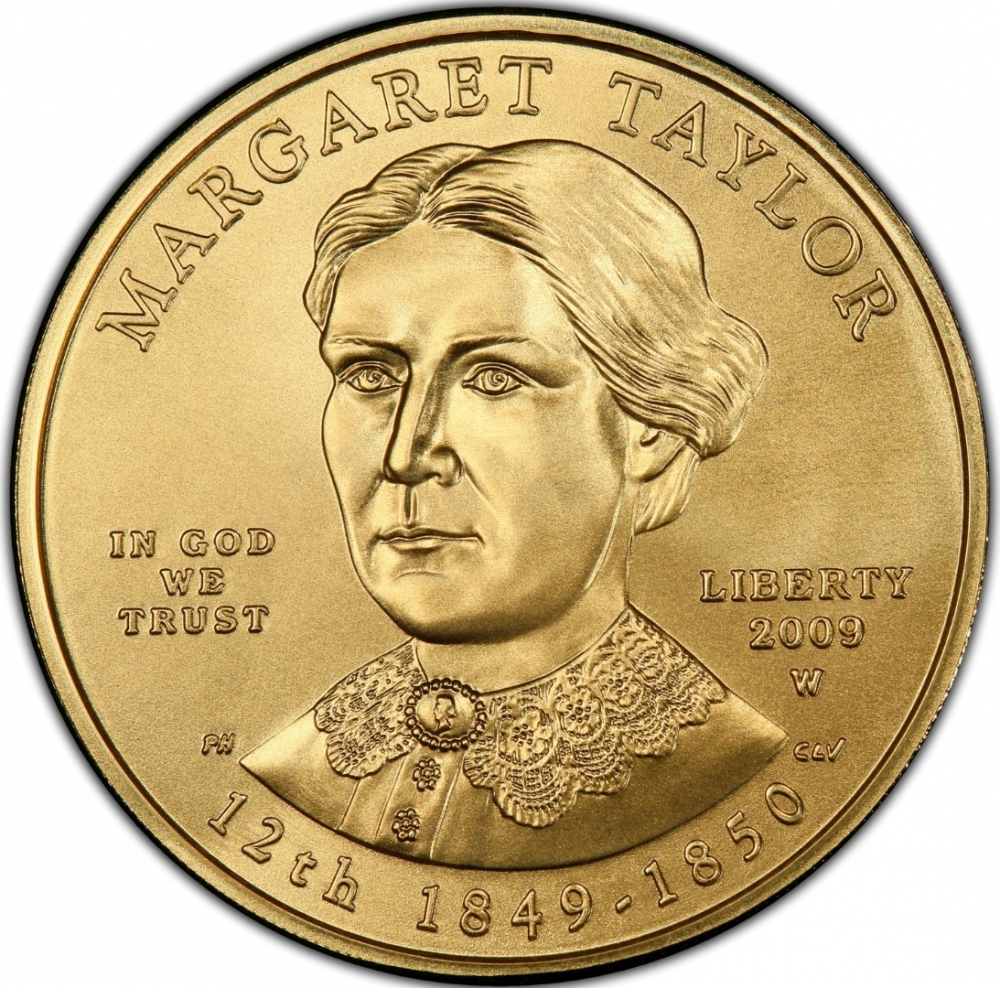 10 Dollars 2009, KM# 465, United States of America (USA), First Spouse Program, Margaret Taylor