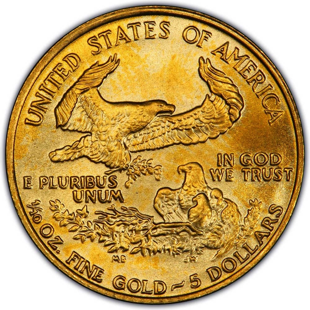 5 Dollars 1986-2018, KM# 216, United States of America (USA), American Eagles, Gold Eagles