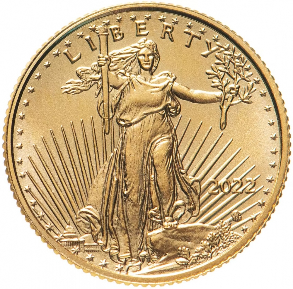 5 Dollars 2021-2022, KM# 750, United States of America (USA), American Eagles, Gold Eagles