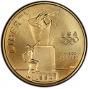 5 Dollars 1996, KM# 270, United States of America (USA), Atlanta 1996 Summer Olympics, Olympic Cauldron