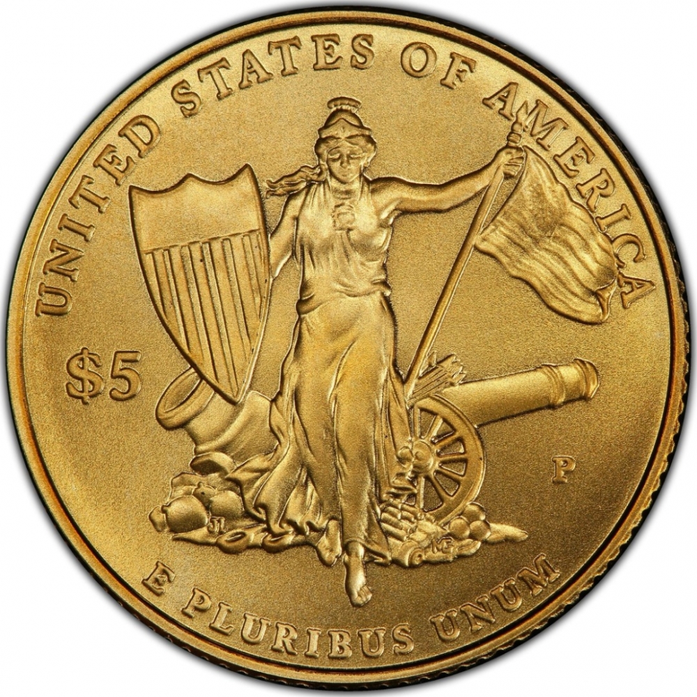5 Dollars 2011, KM# 505, United States of America (USA), 150th Anniversary of The Medal of Honor