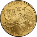 5 Dollars 2008, KM# 440, United States of America (USA), 35th Anniversary of the American Bald Eagle Recovery