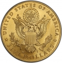 5 Dollars 2008, KM# 440, United States of America (USA), 35th Anniversary of the American Bald Eagle Recovery