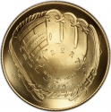5 Dollars 2014, KM# 578, United States of America (USA), 75th Anniversary of the National Baseball Hall of Fame