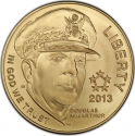5 Dollars 2013, KM# 555, United States of America (USA), US Army 5-Star Generals, Douglas MacArthur