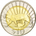 10 Pesos Uruguayos 2011-2015, KM# 134, Uruguay, Native Fauna of Uruguay, Puma