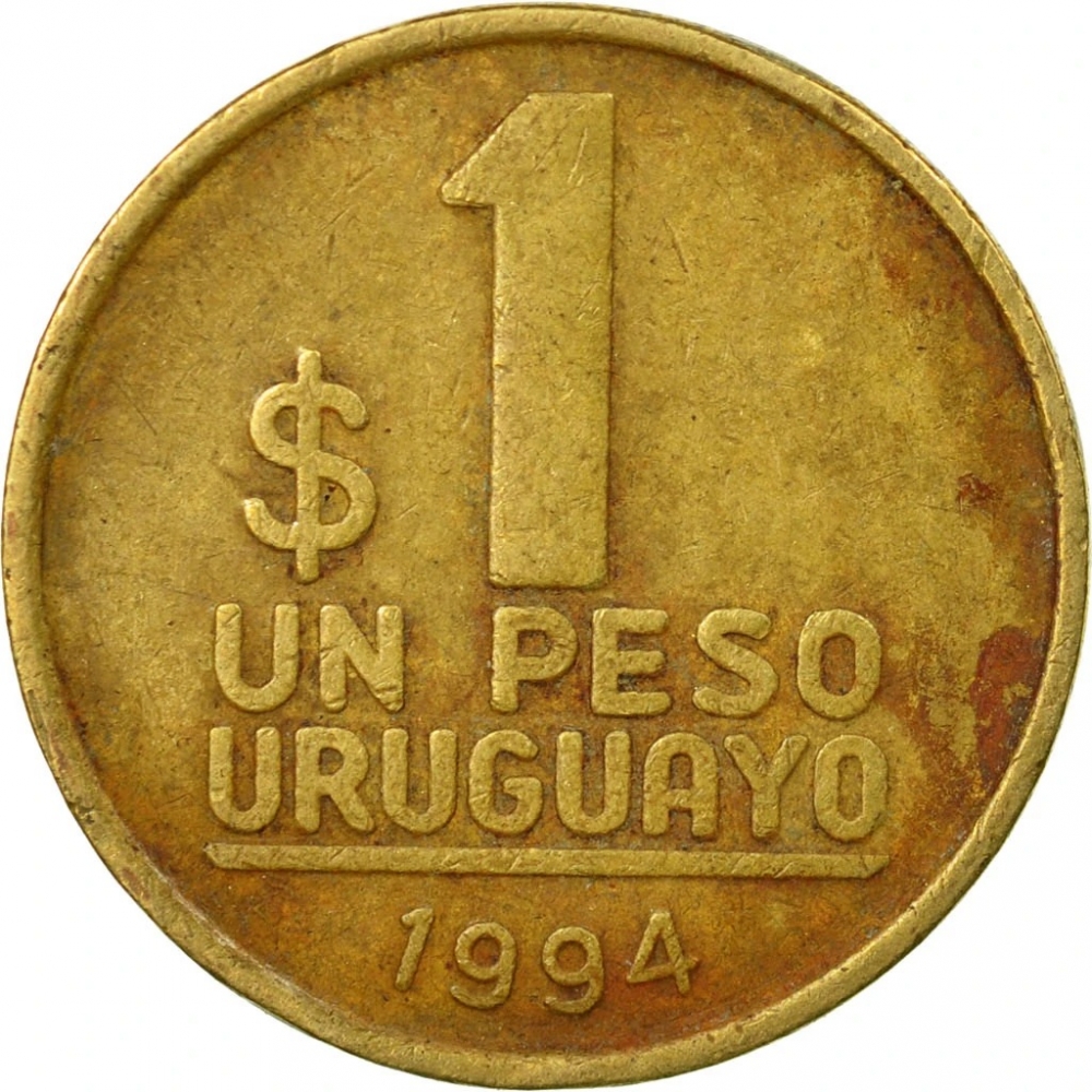 1 Peso Uruguayo 1994-2007, KM# 103, Uruguay