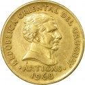 10 Pesos 1968, KM# 51, Uruguay
