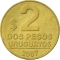 2 Pesos Uruguayos 1994-2007, KM# 104, Uruguay
