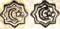 20 Tiyin 1994, KM# 5, Uzbekistan, Correct (left) and non-correct (right) 5-pointed star