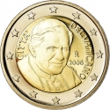 2 Euro 2008-2013, KM# 389, Vatican City, Pope Benedict XVI