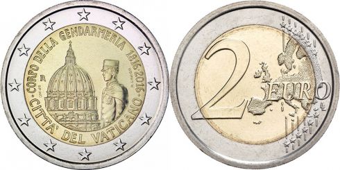 Catalogue Pièces 2 Euros Commémoratives 2016 - 2004 Unificato Rom