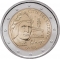 2 Euro 2021, KM# 544, Vatican City, Pope Francis, 700th Anniversary of Death of Dante Alighieri