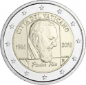 2 Euro 2018, KM# 506, Vatican City, Pope Francis, 50th Anniversary of Death of Padre Pio