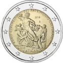 2 Euro 2018, KM# 507, Vatican City, Pope Francis, European Year of Cultural Heritage