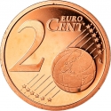 2 Euro Cent 2002-2005, KM# 342, Vatican City, Pope John Paul II