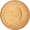 5 Euro Cent 2002-2005, KM# 343, Vatican City, Pope John Paul II