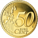 50 Euro Cent 2006-2007, KM# 380, Vatican City, Pope Benedict XVI