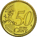 50 Euro Cent 2014-2016, KM# 460, Vatican City, Pope Francis