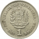 1 Bolivar 1989-1990, Y# 52a, Venezuela