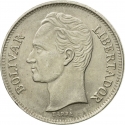 1 Bolivar 1989-1990, Y# 52a, Venezuela