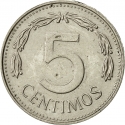 5 Centimos 1986, Y# 49b, Venezuela