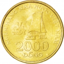 2000 Dong 2003, KM# 75, Vietnam