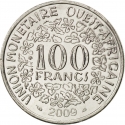 100 Francs 1967-2009, KM# 4, West African States