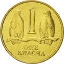 1 Kwacha 1992, KM# 38, Zambia