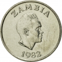 5 Ngwee 1968-1987, KM# 11, Zambia