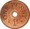 1 Penny 1966, KM# 5, Zambia