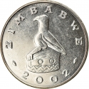 1 Dollar 2001-2003, KM# 6a, Zimbabwe